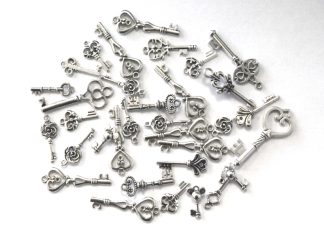 Pack of 250g - Silver Mix 2 Steampunk Keys
