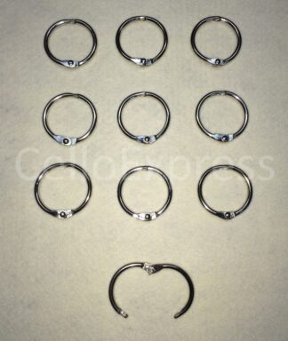 Silver 19mm Ringbinders
