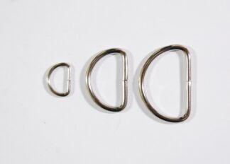 Silver Metal D Rings
