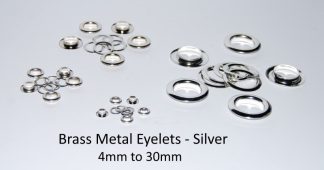 Brass Eyelets - Silver