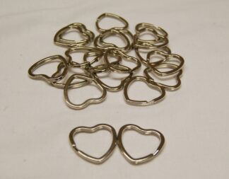 Silver Heart Loops