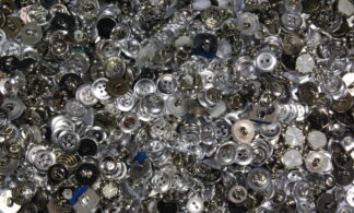 Small Silver Shiny Buttons