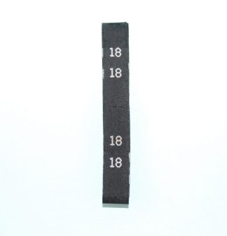 Black Size 18 Clothing Size Labels