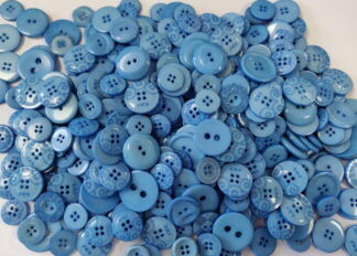 Sky Blue Buttons