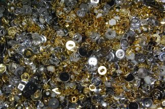 SMALL Mix Shiny Buttons - Mixed Size & Weights