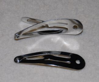 40mm Snap Hair Clips with Hole