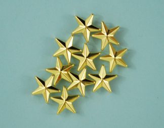 Gold 12mm Star Rivets