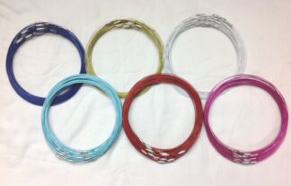 Steel Wire Necklaces - 17.5"