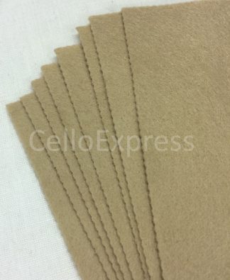 5 Sheets - Stone - Self Adhesive - Craft Felt 9" Squares