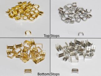 Zipper Top & Bottom Stops