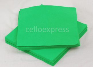 Superbright Green 9" Square - Felt Sheets - Craft Felt Material