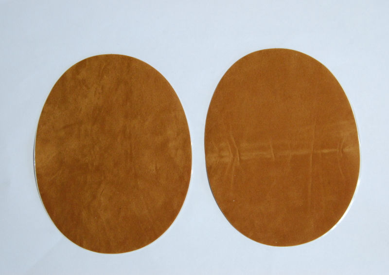 Pack of 1 Pair Tan Brown Iron On Elbow Patches 140mm x 110mm