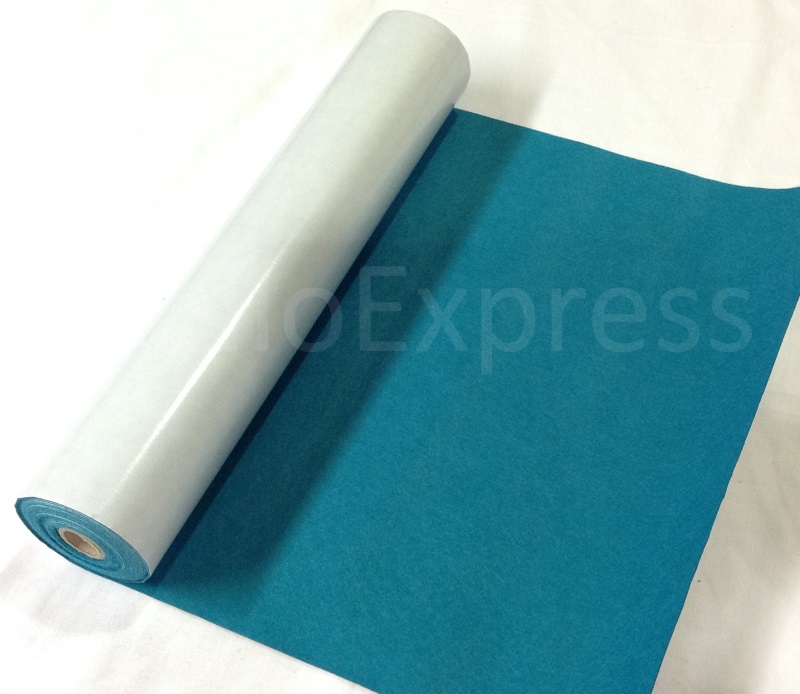 1/2m Teal - Self Adhesive Felt Rolls - 50cm x 45cm