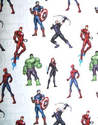 1/2m - 50cm x 140cm - The Avengers - Official Fabric - Various Designs