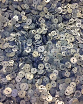 Tiny Baby Blue Buttons