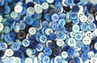 Tiny Shades of Blue Buttons