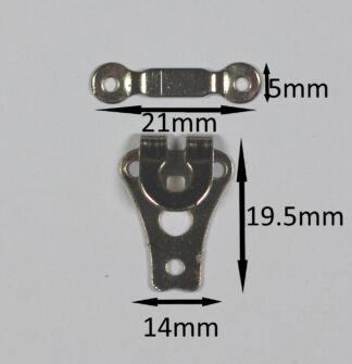 Silver Trousers Fasteners