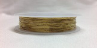 Pack of 1 - Yellow Orange 0.6mm x 6m Copper Wire