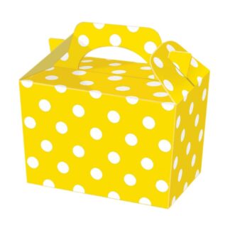 Yellow Polka Dot PartyFood Boxes