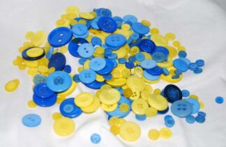 Blue and Yellow Buttons