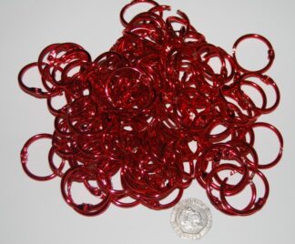 Pack of 100 - SHINY RED - 19mm Split Hinge Ringbinders