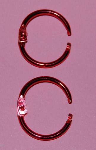 Pack of 2 - SHINY RED - 19mm Split Hinge Ringbinders