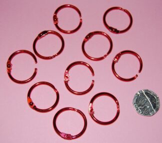 Shiny Red 19mm Ringbinders