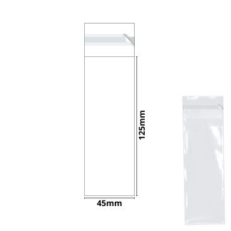 Slim Wax Melts 45mm x 125mm Clear Cello Display Bags Self Seal