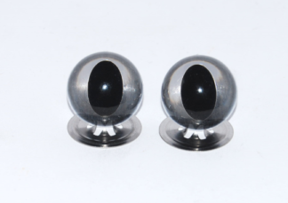 10.5mm Clear CatsEyes MetalBacks