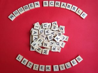 Pack of 1 - Scrabble Tiles 100 Mixed Letters