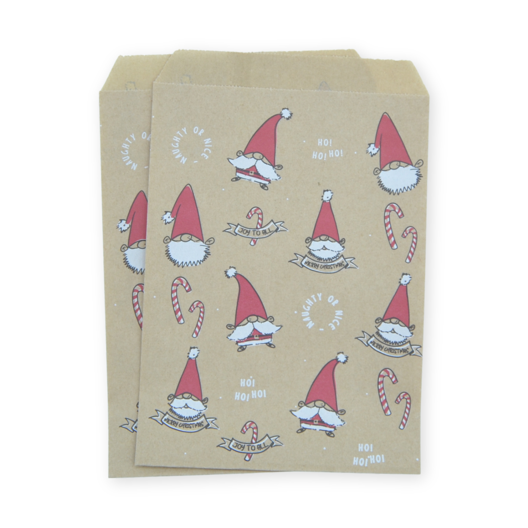 5" x 7" Smiling Santa Paper Sweet Party Bags