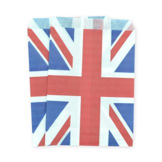 5" x 7" Union Jack Paper Sweet Party Bags