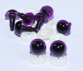 10mm Purple Eyes Plastic Backs