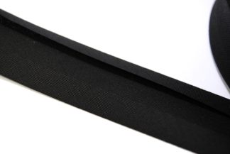 Bias Binding/Tape - 25mm Polycotton - Black