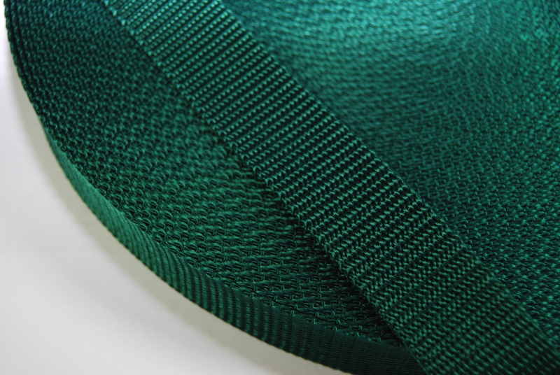 Emerald Green Polypropylene Webbing - 25mm Width