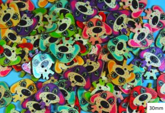 Fancy Wooden Buttons - Fancy Buttons 17 30mm