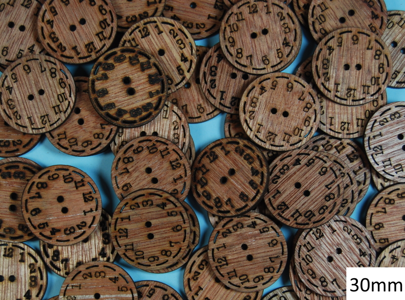 Fancy Wooden Buttons - Fancy Buttons 20 30mm