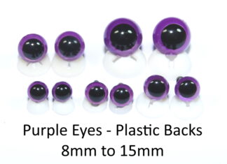 Purple Plastic Back Eyes