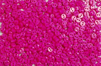 Mini Doll Buttons Cerise Pink Circles