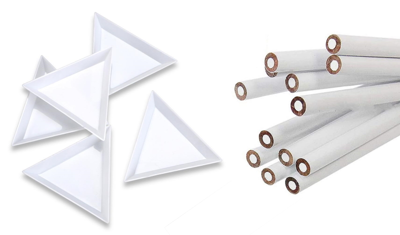 Rhinestone Tray and Pencil Picker 2 celloexpress