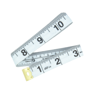 Narrow (White w/Black) - 60inch/150cm - Tape Measures