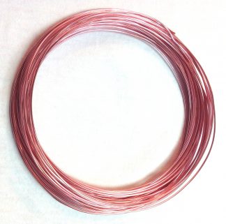 Pack of 1 - Pearl Pink 0.8mm x 10m Aluminium Wire