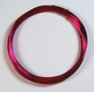 Pack of 1 - Cerise 0.8mm x 20m Aluminium Wire