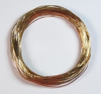 Pack of 1 - Dark Gold 0.8mm x 20m Aluminium Wire