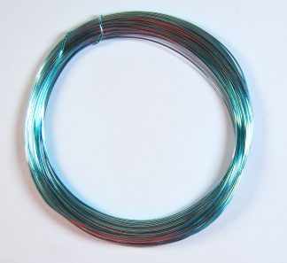 Pack of 1 - Sky Blue 0.8mm x 20m Aluminium Wire