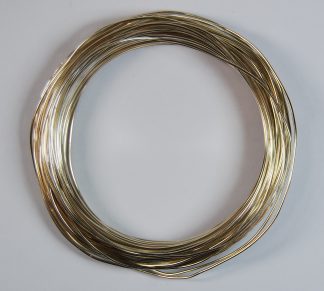 Pack of 1 - Pale Gold 1.0mm x 20m Aluminium Wire