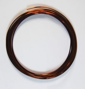 Pack of 1 - Chestnut Brown 1.5mm x 5m Aluminium Wire