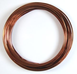 Pack of 1 - Chestnut Brown 2mm x 10m Aluminium Wire