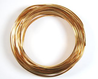 Pack of 1 - Dark Gold 2mm x 10m Aluminium Wire