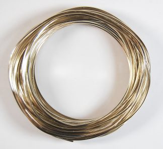 Pack of 1 - Pale Gold 2mm x 10m Aluminium Wire
